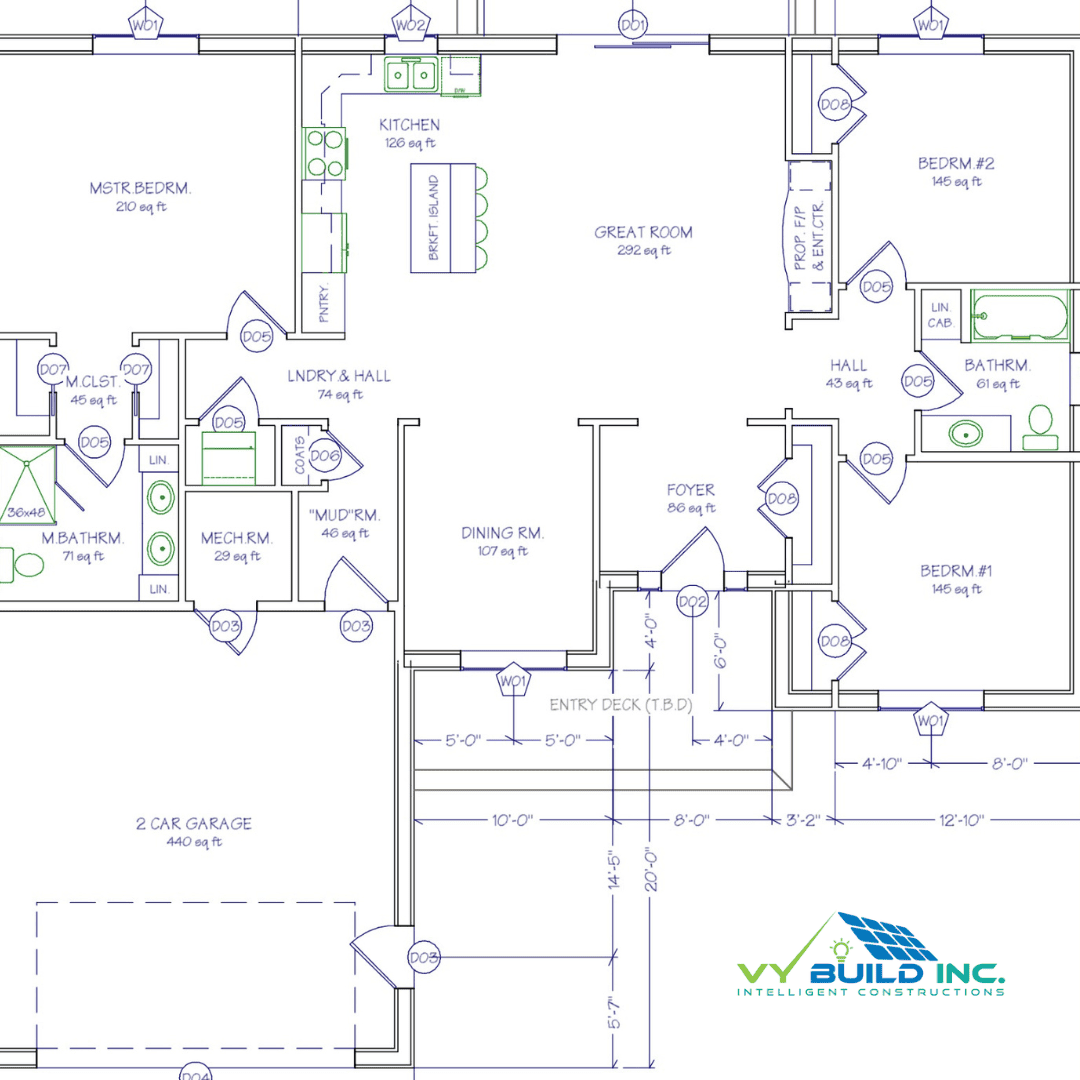 Floor plan drawing
