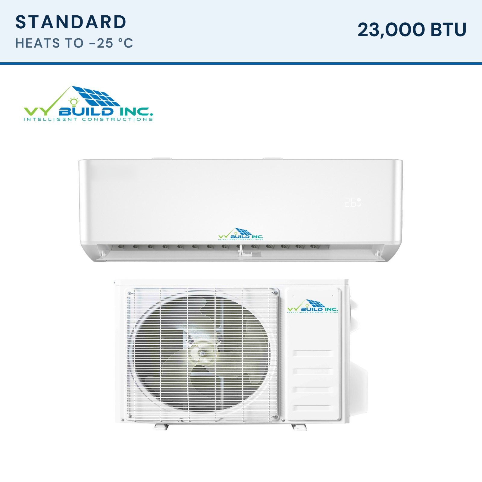Mini-split heat pump outdoor unit